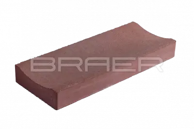 Braer Лоток водоотводный бетонный ЛВ 50.20.6, Красный Фото