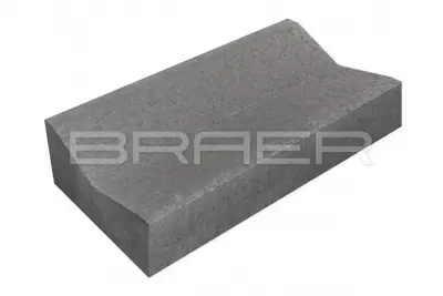 Braer Водоотводный бетонный дорожный лоток Б1.18.50, серый Фото