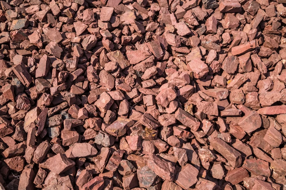 Каменная крошка из яшмы, терракотово-красная, 5-120 мм Изображение №1