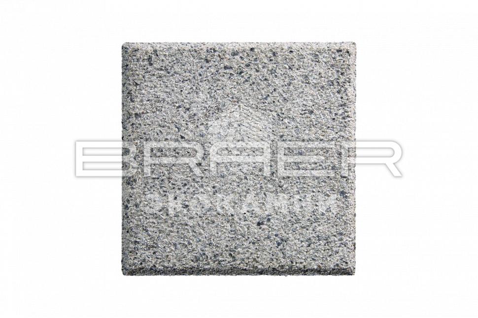 Braer Тротуарная плитка Лувр, Гранит на белом, 200х200 мм, 60 мм Изображение №1