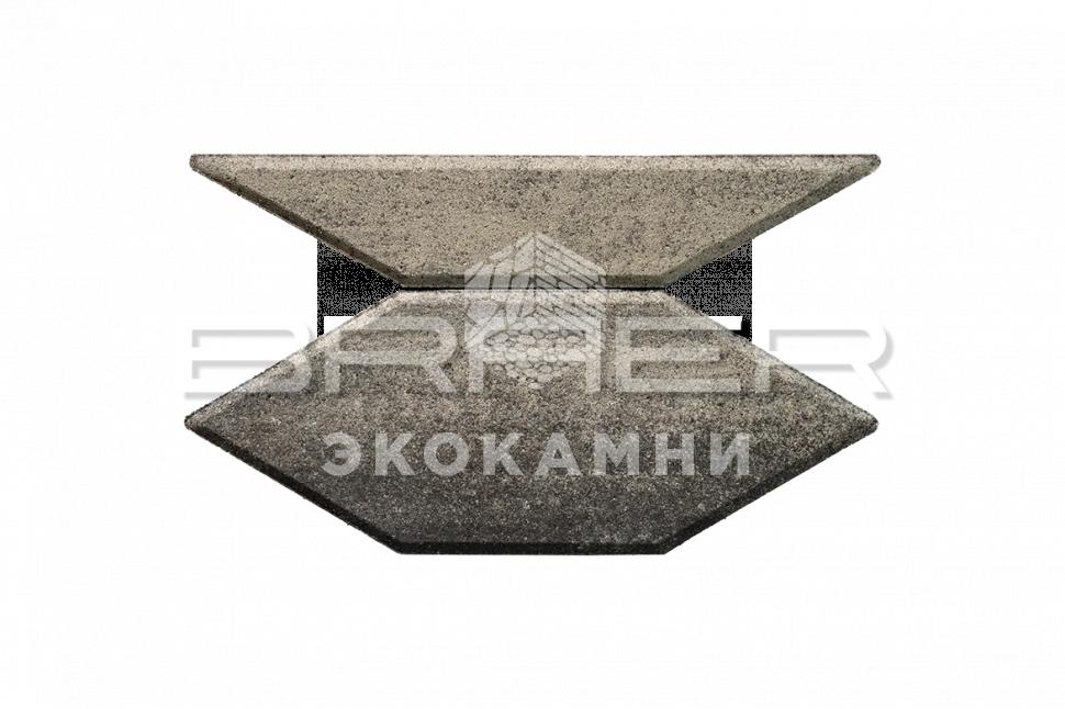 Braer Тротуарная плитка Карат, Color Mix Ночь, 80 мм Изображение №1