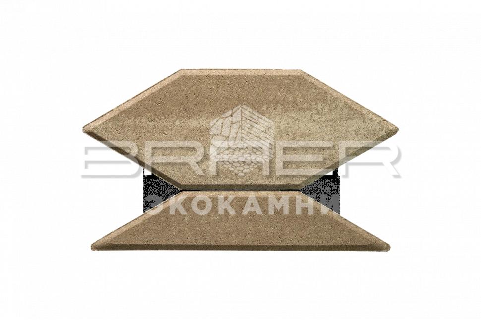 Braer Тротуарная плитка Карат, Color Mix Миндаль, 80 мм Изображение №1