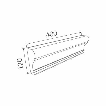 Камелот Наличник оконный прямой арт. 004 Изображение №2