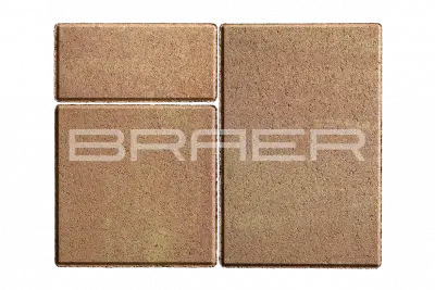 Тротуарная плитка Braer Старый город Ландхаус, Color Mix Рассвет, 80 мм Фото