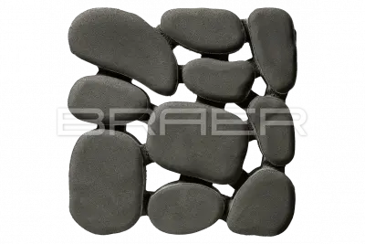 Газонная решётка Braer Грин Галет, Серый, h=80 мм Фото