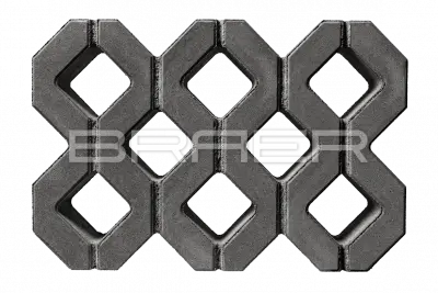 Газонная решётка Braer Меба, Серый, h=100 мм Фото