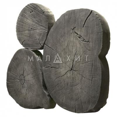 Декоративный камень Малахит Спил дерева 720 Фото