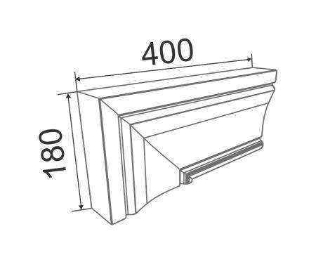Камелот Наличник дверной лев. арт. 005-2 Изображение №2