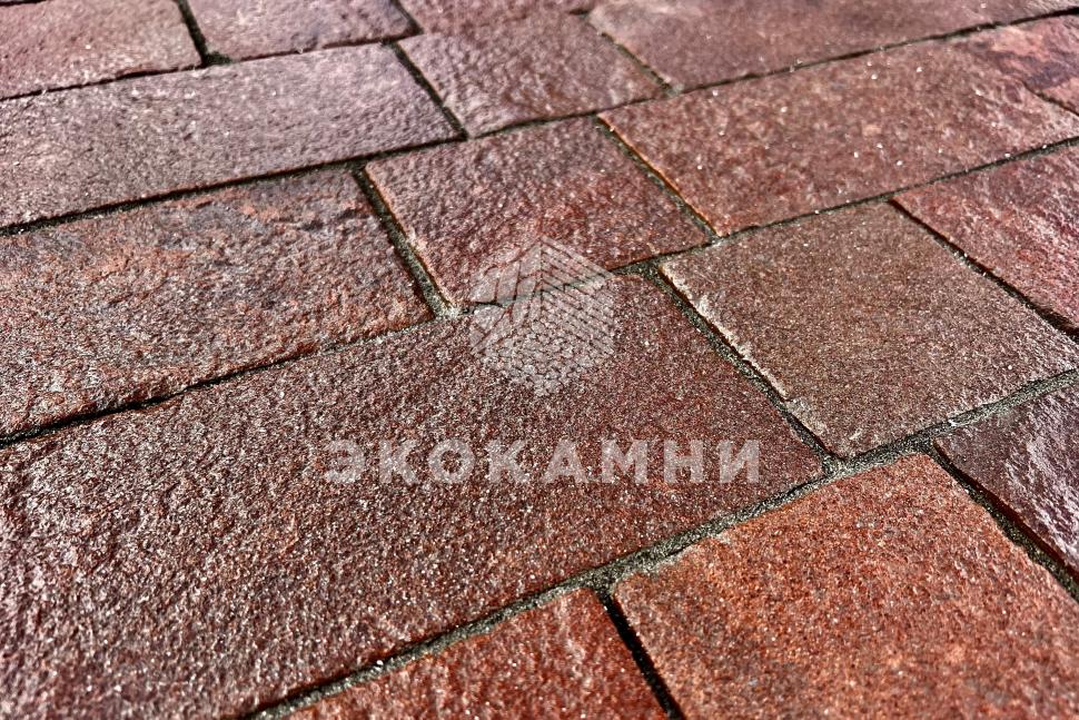 Пиленая брусчатка из терракотового песчаника клинкер  Изображение №2