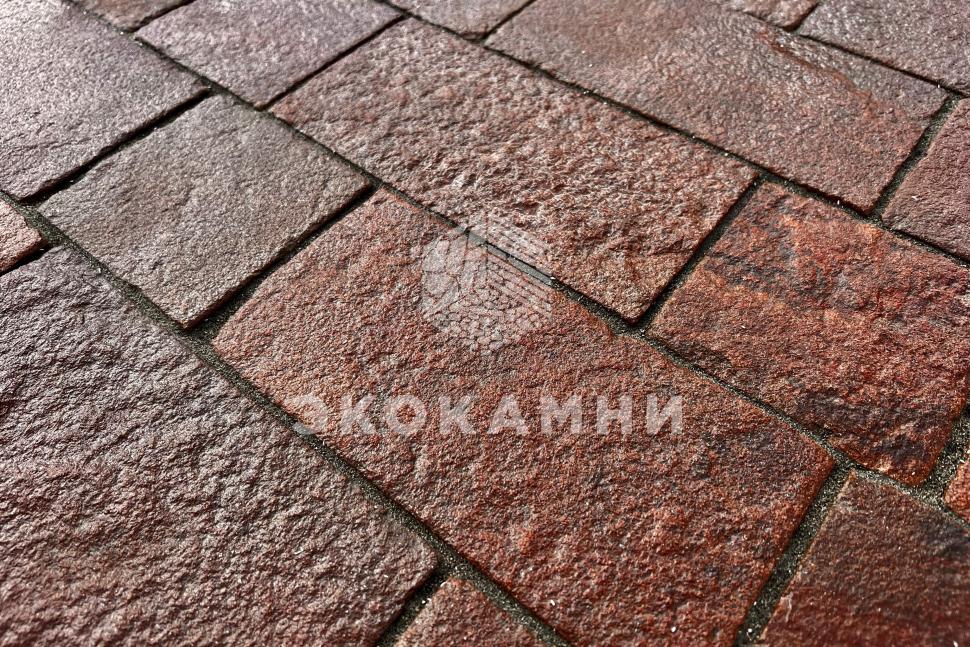 Пиленая брусчатка из терракотового песчаника клинкер  Изображение №1