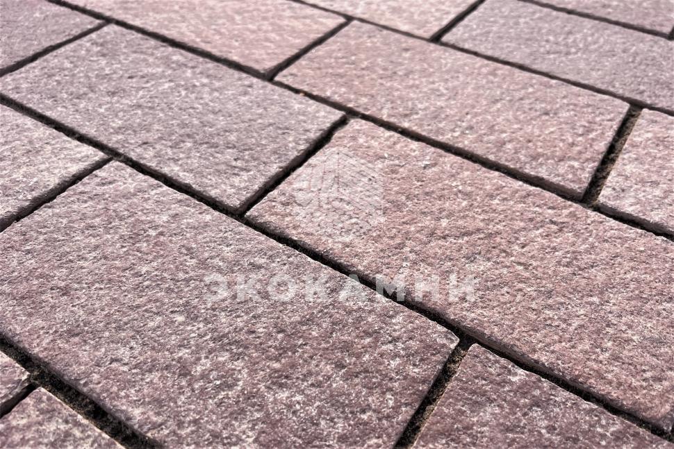 Брусчатка из лемезита пиленая розово-бордовая Изображение №2