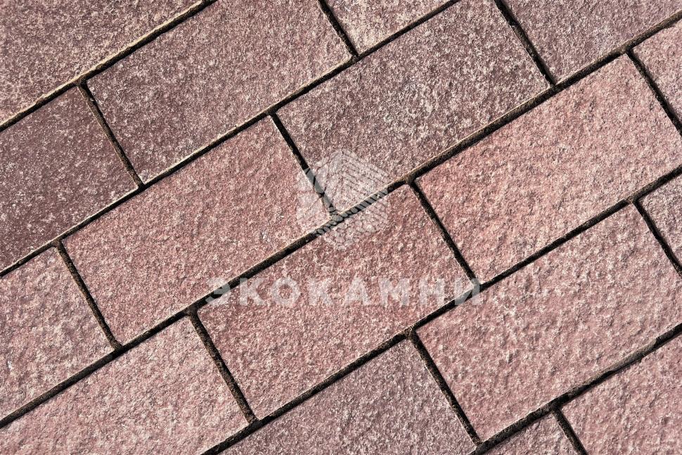 Брусчатка из лемезита пиленая розово-бордовая Изображение №4