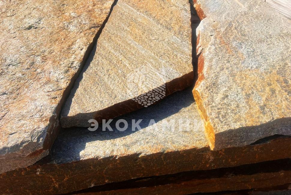 Плиты «Старый замок» пошаговые из кварцита 6-10 см Изображение №1