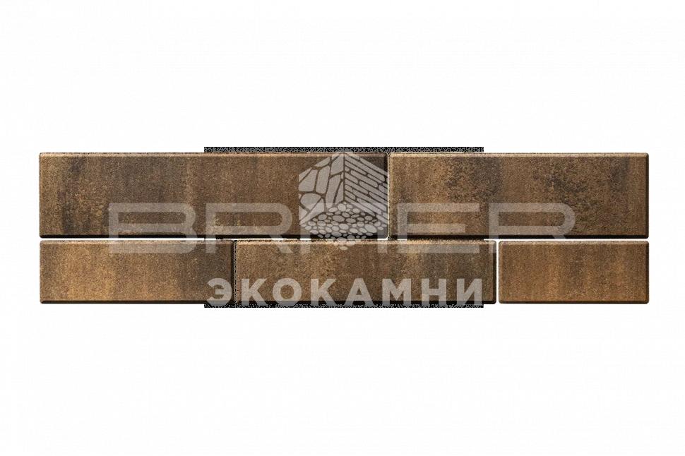 Braer Тротуарная плитка Домино, Color Mix Каштан, 60 мм Изображение №1