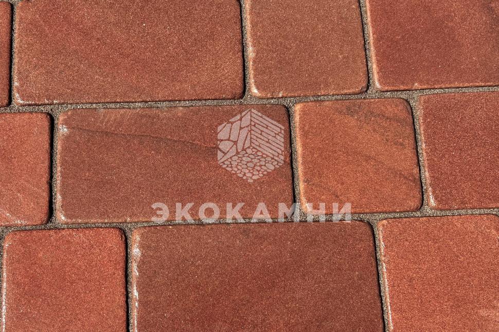 Брусчатка из песчаника терракотовая пилено-галтованная Изображение №2