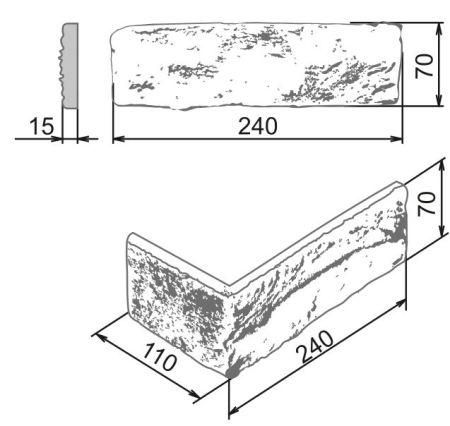 Камелот Декоративный кирпич "Дрезден" арт. 397 Изображение №2