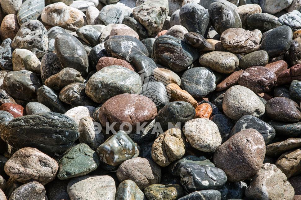 Булыжник голыш разноцветный речной 4–100 см Изображение №2