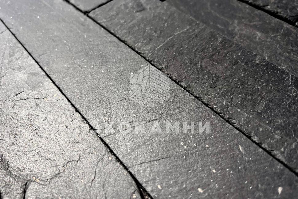 Плитка натуральная из чёрного сланца «Крыло ворона» Изображение №3