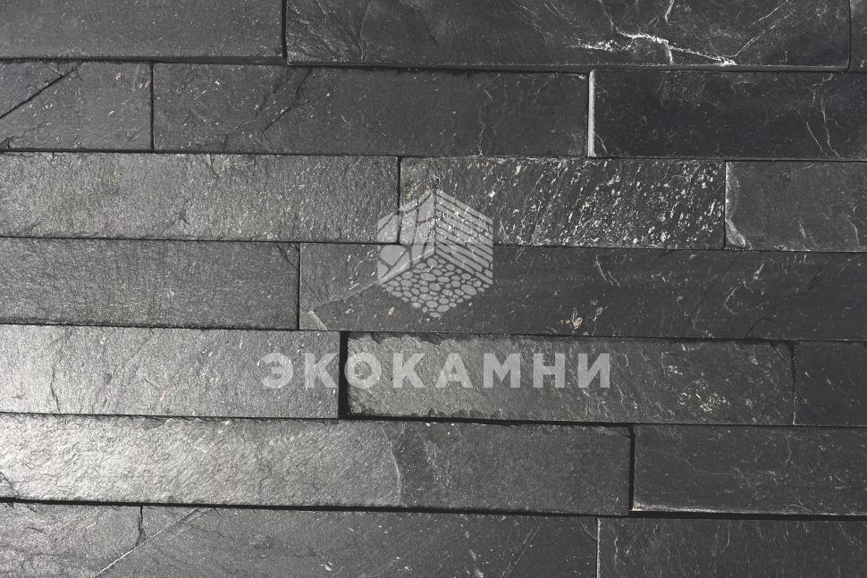 Плитка натуральная из чёрного сланца «Крыло ворона» Изображение №1