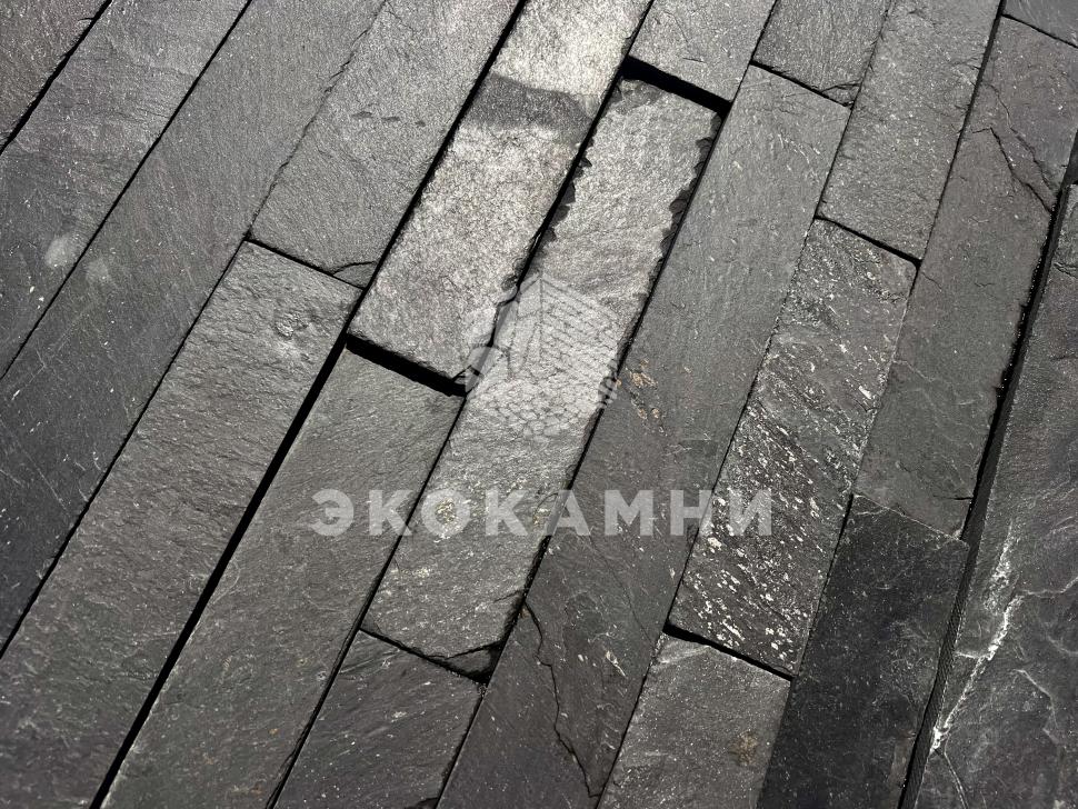 Плитка натуральная из чёрного сланца «Крыло ворона» Изображение №2