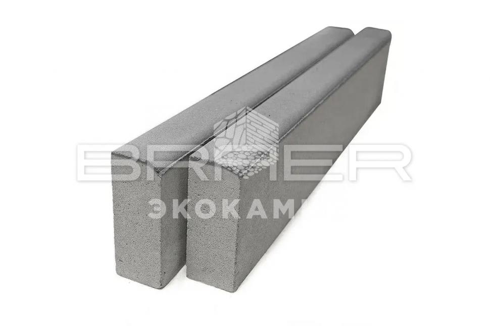Braer Бордюрный камень Бордюр тротуарный БР 100.20.8, Серый Изображение №1