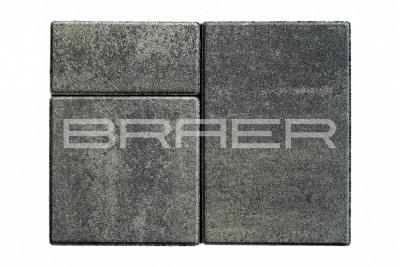 Braer Тротуарная плитка Старый город Ландхаус, Color Mix Вечер, 80 мм Фото