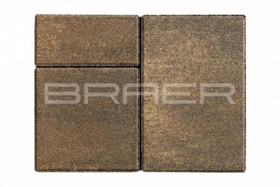 Braer Тротуарная плитка Старый город Ландхаус, Color Mix Каштан, 80 мм Фото