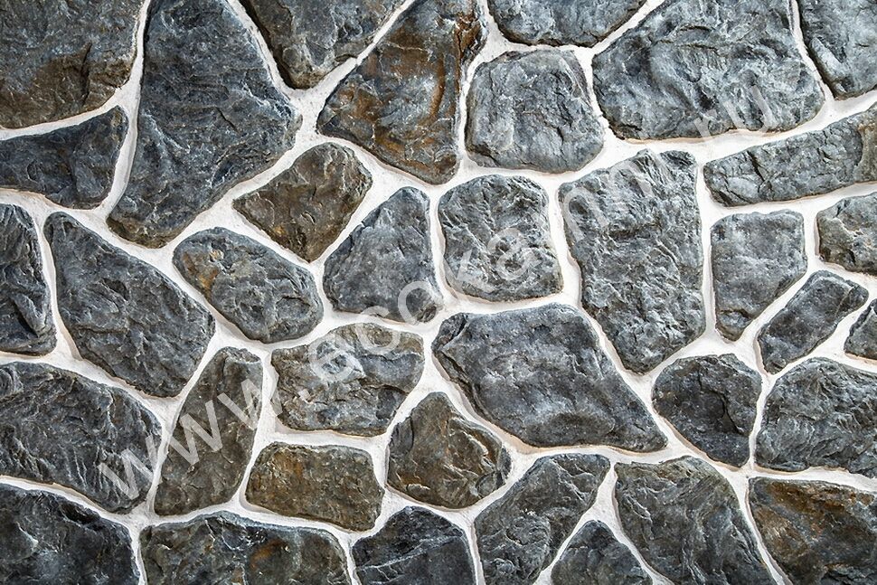 Плитняк песчаник «Синий Дракон» галтованный 2,5-4,5 см Изображение №2