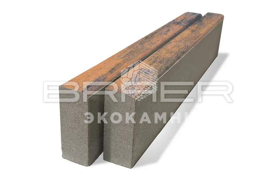 Braer Бордюрный камень Бордюр тротуарный БР 100.20.8, Color Mix Техас Изображение №1