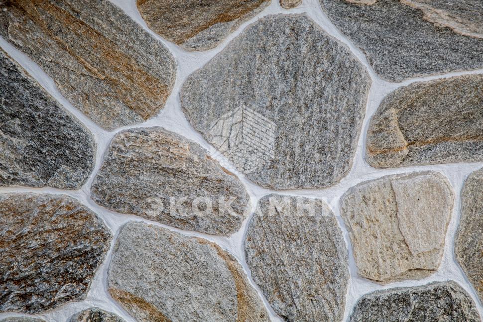 Плитняк серицитового сланца «Старый замок» галтованный 2,5-4,5 см Изображение №2