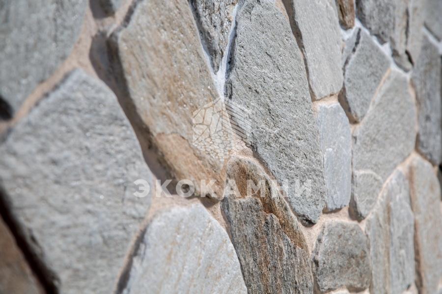 Плитняк серицитового сланца «Старый замок» галтованный 2,5-4,5 см Изображение №3