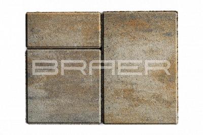 Braer Тротуарная плитка Старый город Ландхаус, Color Mix Песчаник, 80 мм Фото