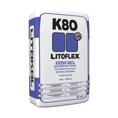 Клей универсальный Litokol Litoflex K80 25кг серый Фото