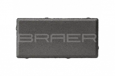 Тротуарная плитка Braer Прямоугольник, Серый, 60 мм Фото