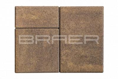 Braer Тротуарная плитка Старый город Ландхаус, Color Mix Прайд, 80 мм Фото