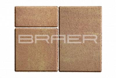 Braer Тротуарная плитка Старый город Ландхаус, Color Mix Рассвет, 80 мм Фото