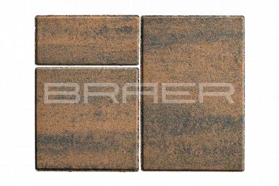 Braer Тротуарная плитка Старый город Ландхаус, Color Mix Техас, 80 мм Фото