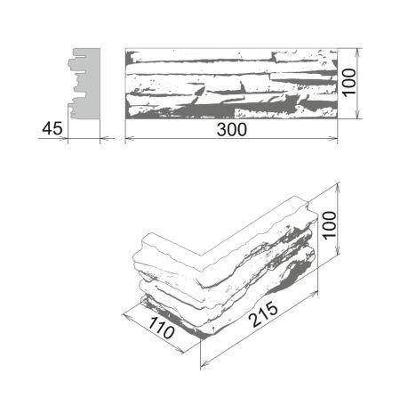 Камелот Декоративный камень "Диксон" арт. 057 Изображение №2