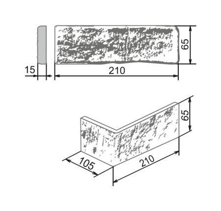 Камелот Декоративный кирпич "Алтея" арт. 374 Изображение №2
