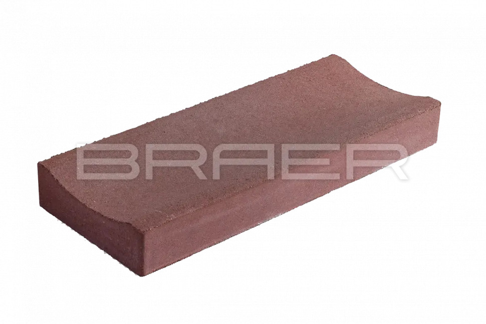 Braer Водоотводные лотки Лоток водоотводный бетонный ЛВ 50.20.6, Красный Изображение №1