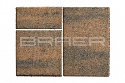 Тротуарная плитка Braer Старый город Ландхаус, Color Mix Техас, h=60 мм Фото