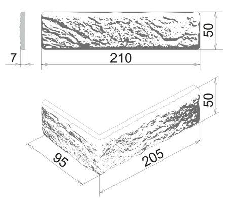 Камелот Декоративный кирпич "Манхэттен" арт. 015 Изображение №2