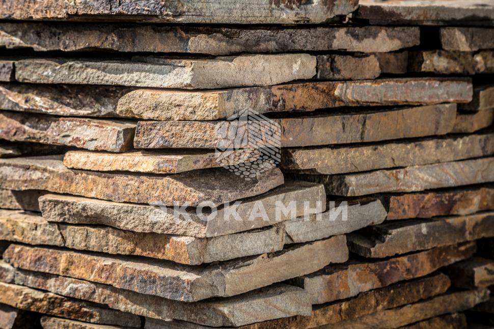 Плитняк песчаник «Золотая осень» 1,5-5 см Изображение №3