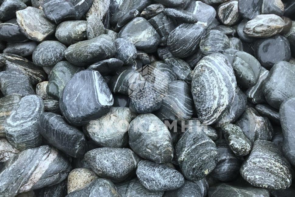 Булыжник речной голыш «Полосатик» 20–50 см, серый с белыми полосками Изображение №1
