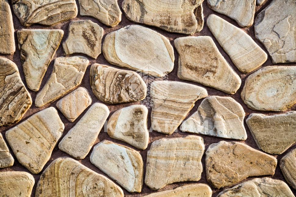 Плитняк песчаник «Солнечный» желтый галтованный 2-6 см Изображение №2