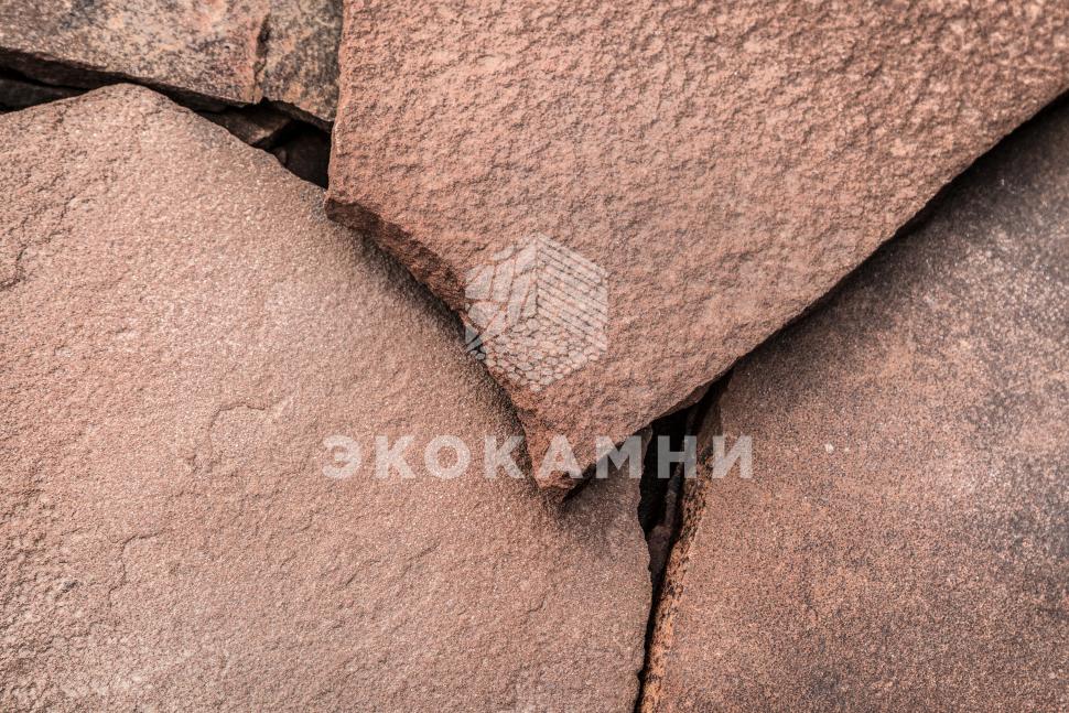 Плитняк песчаник терракотовый 1,5-5 см Изображение №4