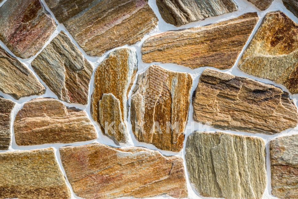 Плитняк сланец «Кора дерева» галтованный 1,5-2,5 см Изображение №1