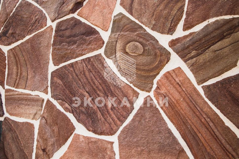 Плитняк песчаник вишневый 1,5-3 см Изображение №1