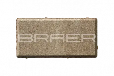 Тротуарная плитка Braer Прямоугольник, Color Mix Миндаль, 60 мм Фото