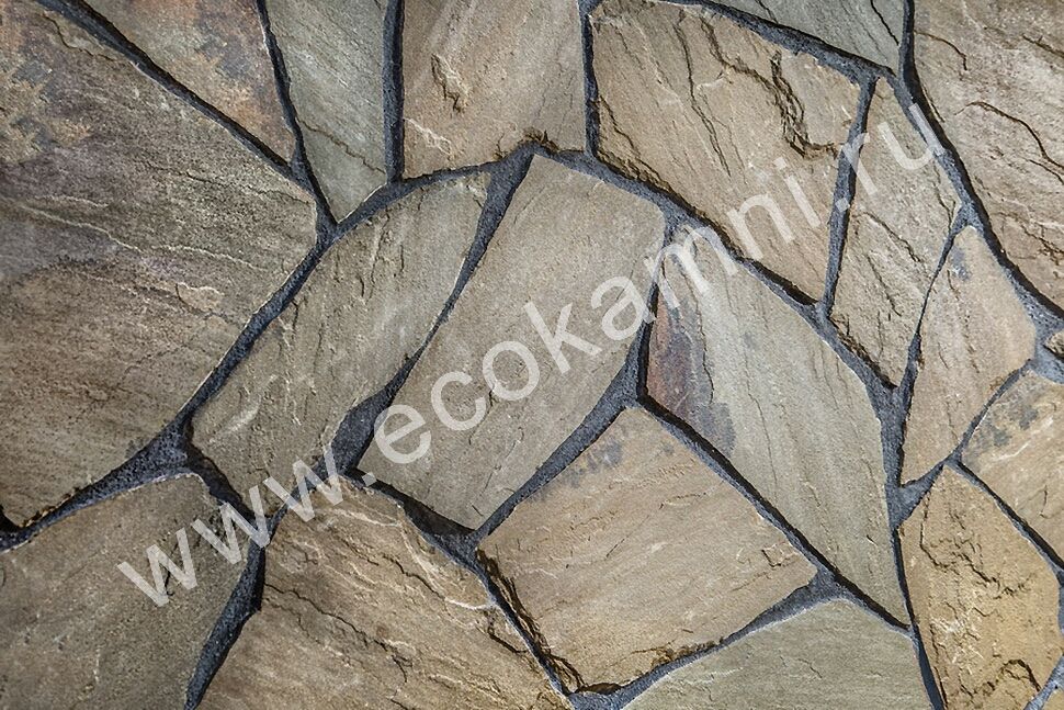 Плитняк песчаник серо-зеленый 1.5-5 см Изображение №4